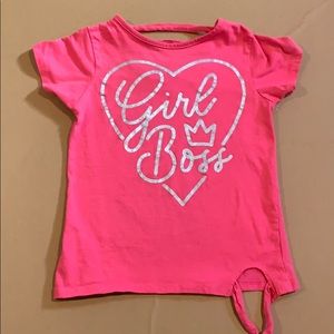 Pink Girl Boss Shirt (10-12)